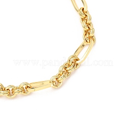 Браслеты с подвесками из нержавеющей стали и натурального зеленого авантюрина&nbsp;BJEW-JB12429