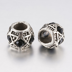 Тибетский сплав rhinestone европейский бисер&nbsp;PALLOY-F200-05C