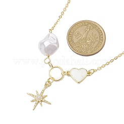 Латунные подвески ожерелья NJEW-JN04846