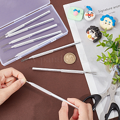 Железная 7-контактная перьевая проволочная щетка инструмент для текстуры TOOL-UN0001-26