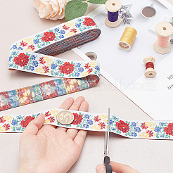 Лента из полиэстера в богемном стиле&nbsp;OCOR-WH0047-46