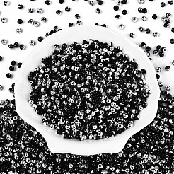 6/0 полупокрытая стеклянная бусина SEED-N008-04B