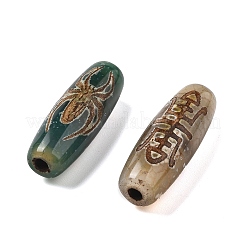 Тибетского стиля бусы дзи TDZI-E004-34