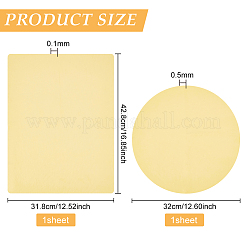 2 лист 2-х видов коврика для гончарного круга AJEW-BC0006-52