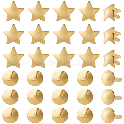 30 шт. 2 стиля 925 булавки с плоской головкой из стерлингового серебра&nbsp;STER-SC0001-70G