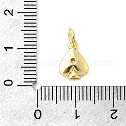 Латунные микро проложить кубического циркония подвески KK-C139-08G