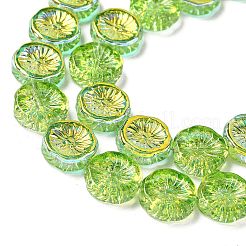 Полугальванизированная краска для запекания стеклянные бусины нити EGLA-K061-11A-AB03