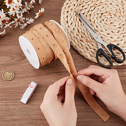 10 ярд полиэстеровой ленты для пришивания кнопок&nbsp;DIY-OC0012-96A