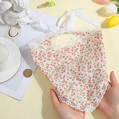 Цветочный декор кружевные треугольные банданы OHAR-WH20005-08B