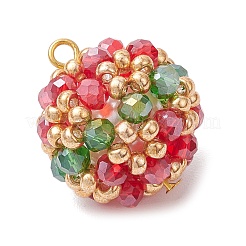 Рождественские подвески из гальванизированного стекла PALLOY-MZ00878