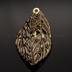 Железа филигранные полый лист X-IFIN-P001-05