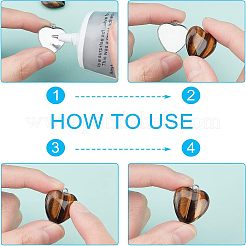 20 шт. 2 вида натуральных смешанных кабошонов G-FH0001-21