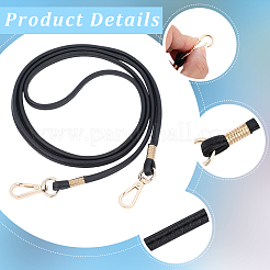 1 шт. чёрные ремни для сумки из искусственной кожи&nbsp;PURS-CL0001-15B