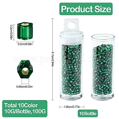 100 г 10 цвета японского бисера Тохо&nbsp;SEED-YW0002-46