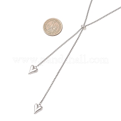 Регулируемый кулон в виде сердца из сплава&nbsp;NJEW-JN05902-02