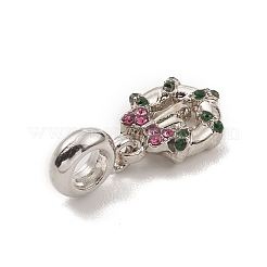 Европейские подвески из сплава со стразами PALLOY-I218-22AS