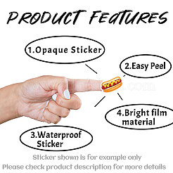 Самоклеящиеся бумажные декоративные наклейки&nbsp;DIY-WH0562-082