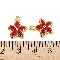 Латунные микро проложить кубического циркония подвески KK-D373-02B-G