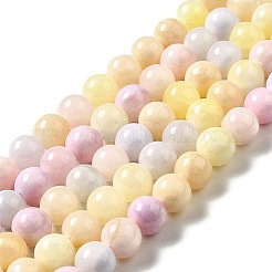 Природного зеленого нефрита нитей бисера&nbsp;G-G757-03-8mm