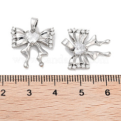 Латунные микро проложить кубического циркония подвески&nbsp;KK-C051-43P