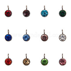 Граненый стеклянный шарм RGLA-CJ0001-03