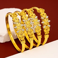 Браслеты из цинкового сплава и страз для женщин&nbsp;FS-WG30B20-01