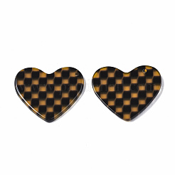 Прозрачные подвески из ацетата целлюлозы (смолы)&nbsp;X-KY-Q057-001B-B01