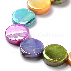 Нити бусин из натуральных пресноводных ракушек SHEL-D082-15A