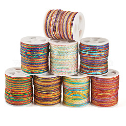 8 рулон двухцветного сегментно окрашенного нейлонового металлического шнура&nbsp;NWIR-TA0001-28B