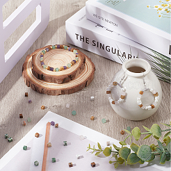 200 шт. 10 стиля натуральных смешанных драгоценных камней бусины нити G-SC0003-12