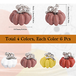 24шт 4 цвета сплава эмаль подвески FIND-SC0011-48