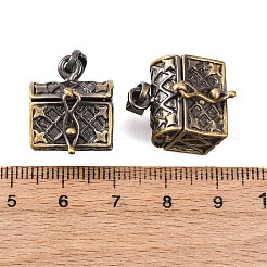 Латунные подвески коробки молитве&nbsp;KK-24X16-AB