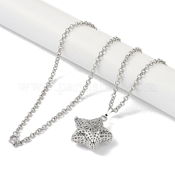 Латунь подвесные ожерелья&nbsp;NJEW-G089-13P