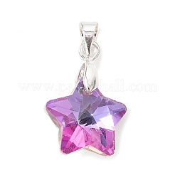 Подвески из разноцветного стекла PALLOY-JF02423-02