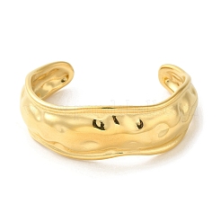 Текстурированные браслеты-манжеты из нержавеющей стали 304 BJEW-Q773-07G