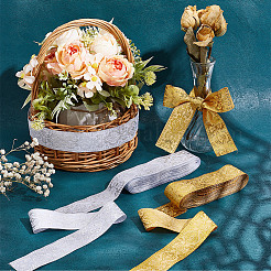 2 рулон двухцветной полиэстеровой жаккардовой цветочной ленты OCOR-HY0001-15