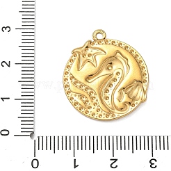 Подвески из нержавеющей стали 304 с эмалью&nbsp;LS-STAS-A092-01A-G