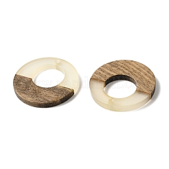 Люминесцентное свечение в темной подвеске из дерева и смолы WOOD-H104-16