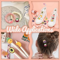 20 шт. непрозрачных кабошонов из мультяшной смолы&nbsp;CRES-YW0001-37