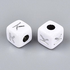 Непрозрачные акриловые бусины SACR-T035-03K