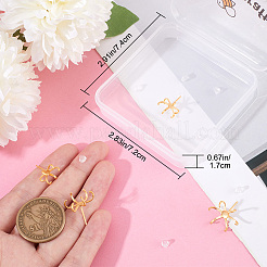 2 пара сережек-гвоздиков 2 размера 925 из стерлингового серебра FIND-BBC0001-47G