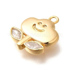 Латунные микро проложить кубического циркония подвески&nbsp;KK-K294-07G