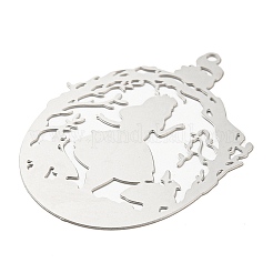 Подвески из нержавеющей стали 201 STAS-D023-02P