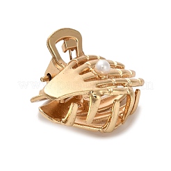 Сплав клипы коготь волос AJEW-A061-07D-G