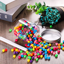 Прозрачные пластиковые бусины CON-BC0004-81