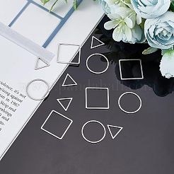 90 шт. 3 стиля соединительного кольца из нержавеющей стали 304 STAS-UN0023-35