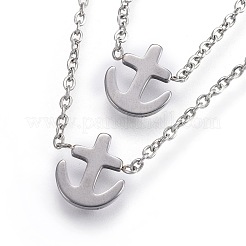 Многорядные браслеты из нержавеющей стали 304 BJEW-L638-03P