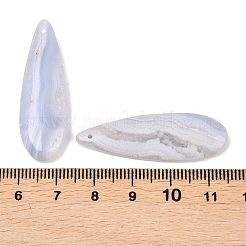 Натуральный голубой агат шнурка подвески&nbsp;G-K381-15B