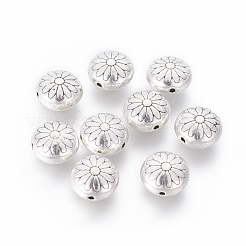 Сплавочные овальные бусины тибетского стиля  PALLOY-E552-29AS