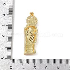 Латунные микро проложить кубического циркония подвески&nbsp;KK-R230-12G